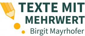 Birgit Mayrhofer – Texte mit Mehrwert Logo