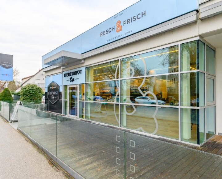 Resch&Frisch Filiale Wels Gartenstadt Liebesbrot Café.  